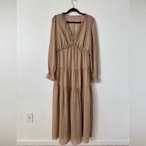 Women’s Long Sleeve Maxi Dress